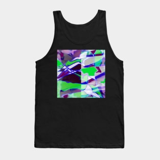 Purple, green and white II Tank Top